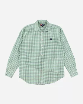 00s Chaps Green Check Shirt - Youth XL