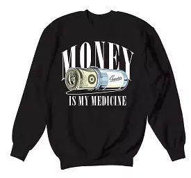 350 Blue Tint Sweater - Money Medicine - Black