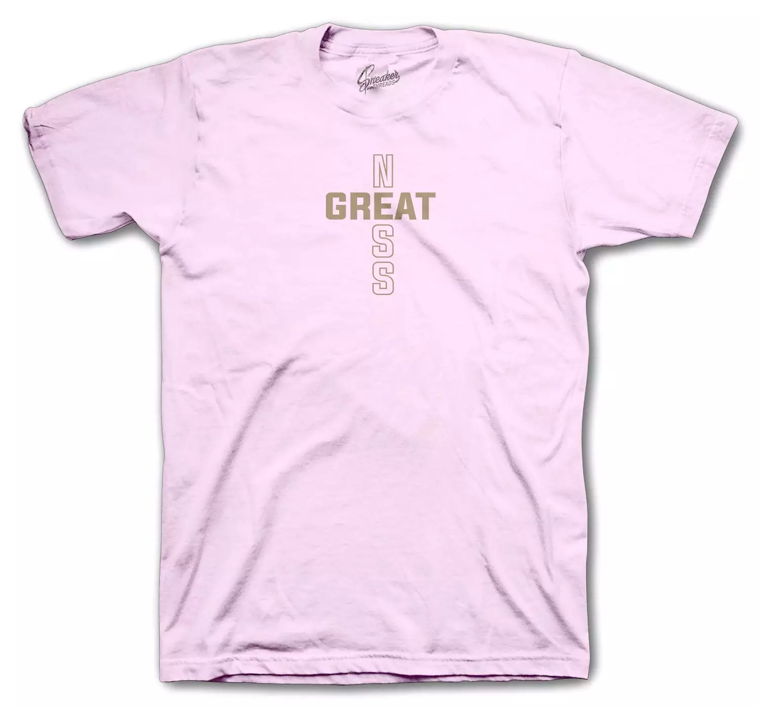 500 Soft Vision Shirt - Greatness Cross - Light Pink