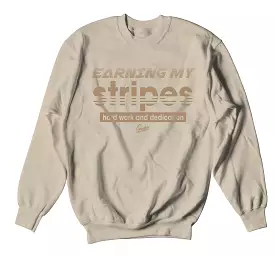 500 Stone Sweater - Earning Stripes - Tan