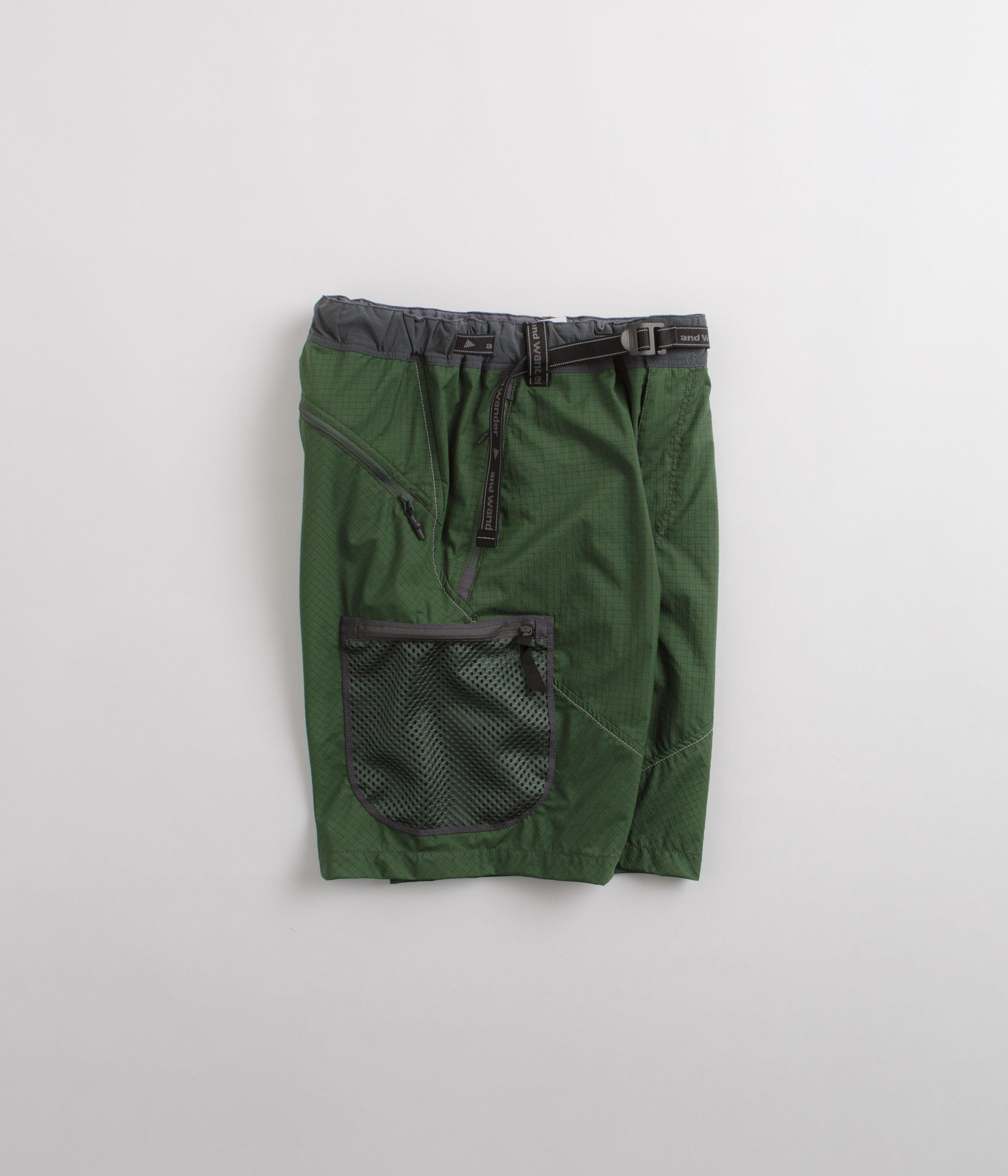 and wander Breath Rip Shorts - Green