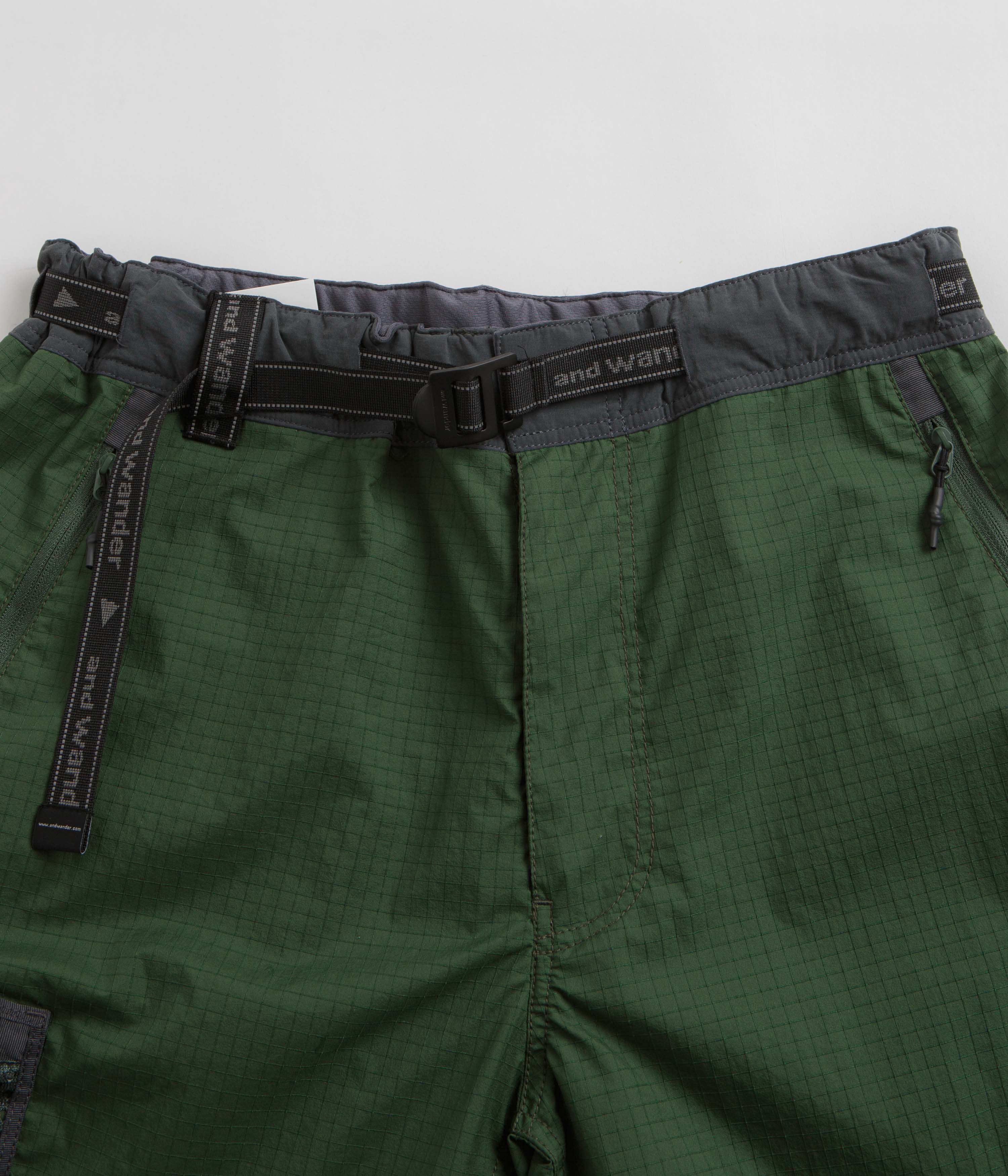 and wander Breath Rip Shorts - Green