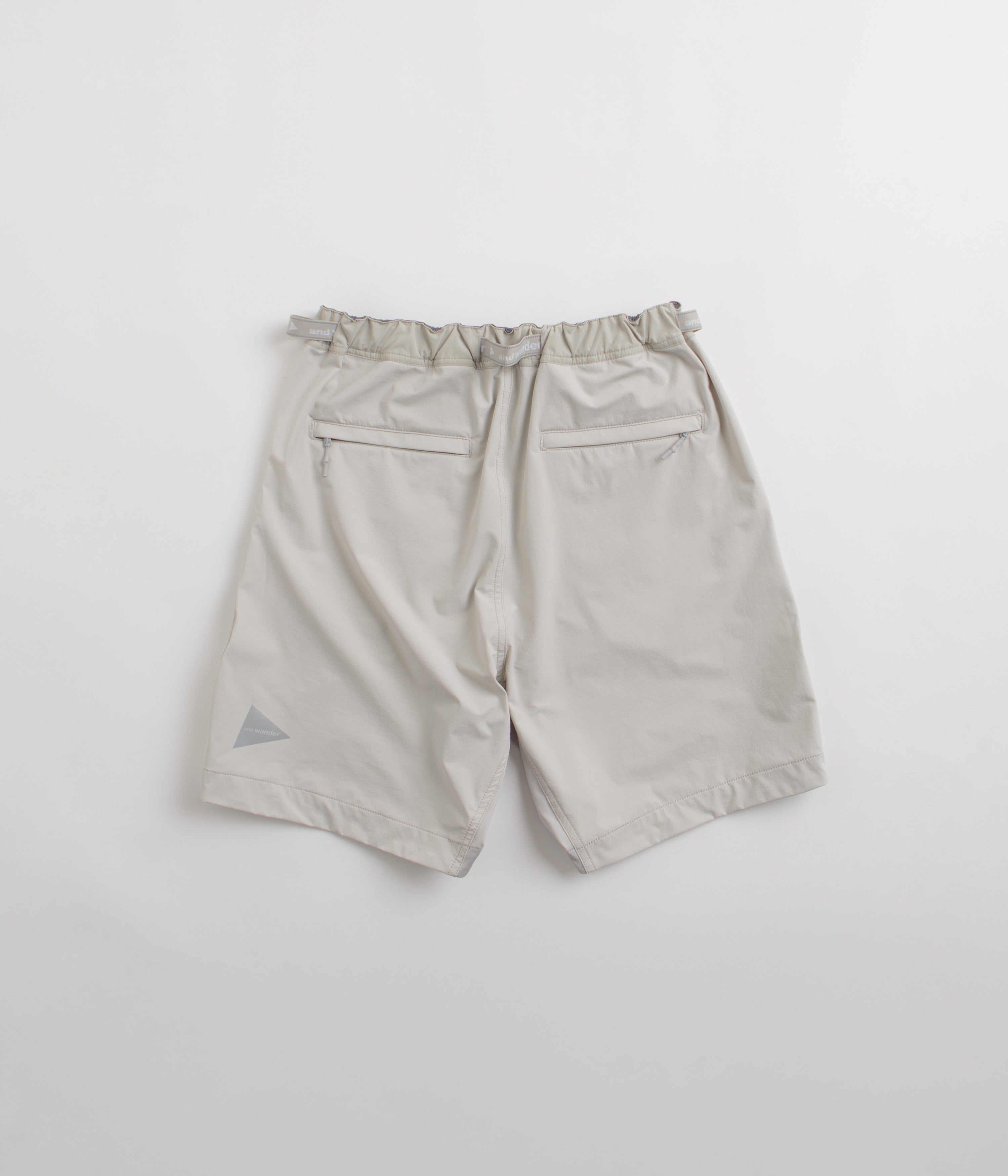 and wander Trek Shorts - Light Grey