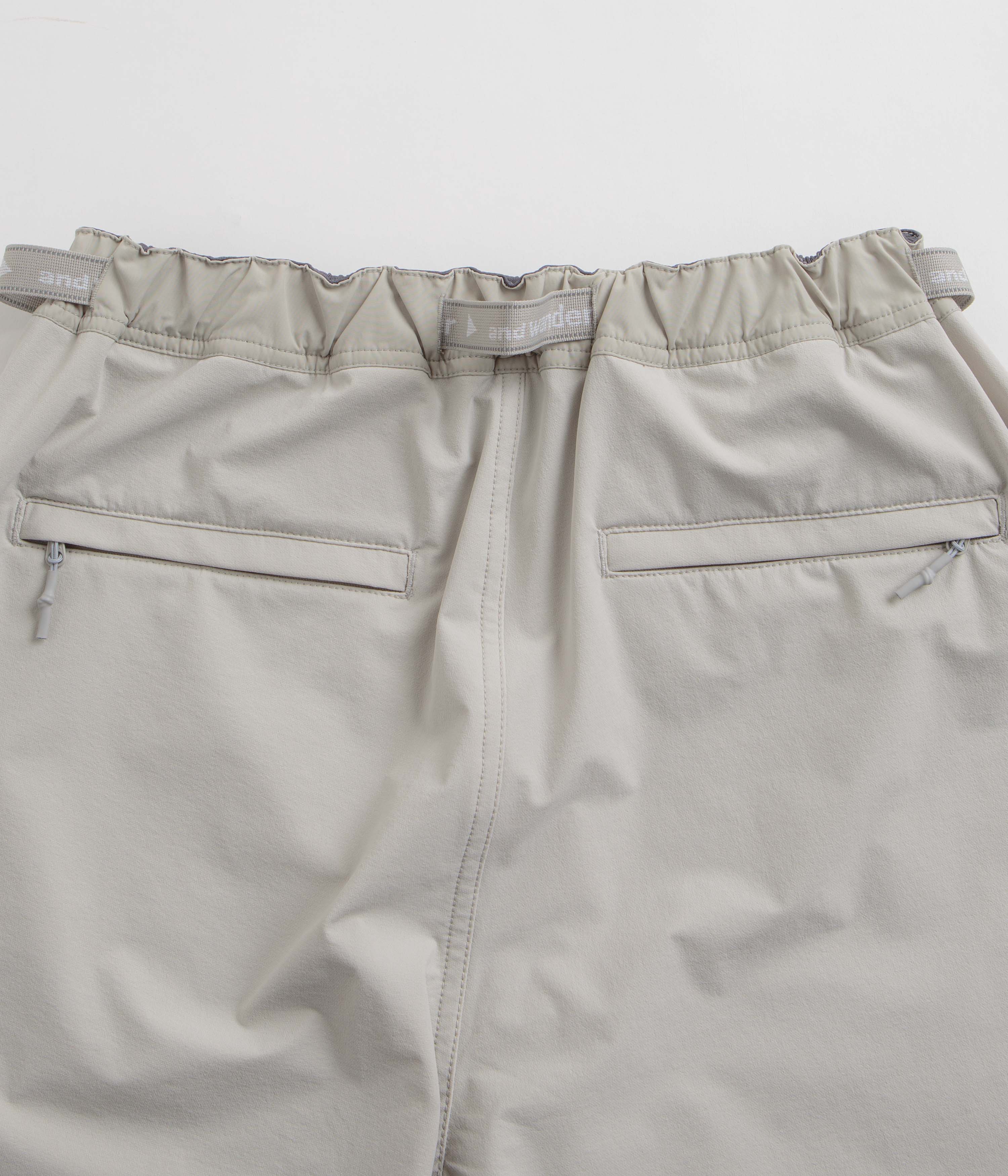 and wander Trek Shorts - Light Grey