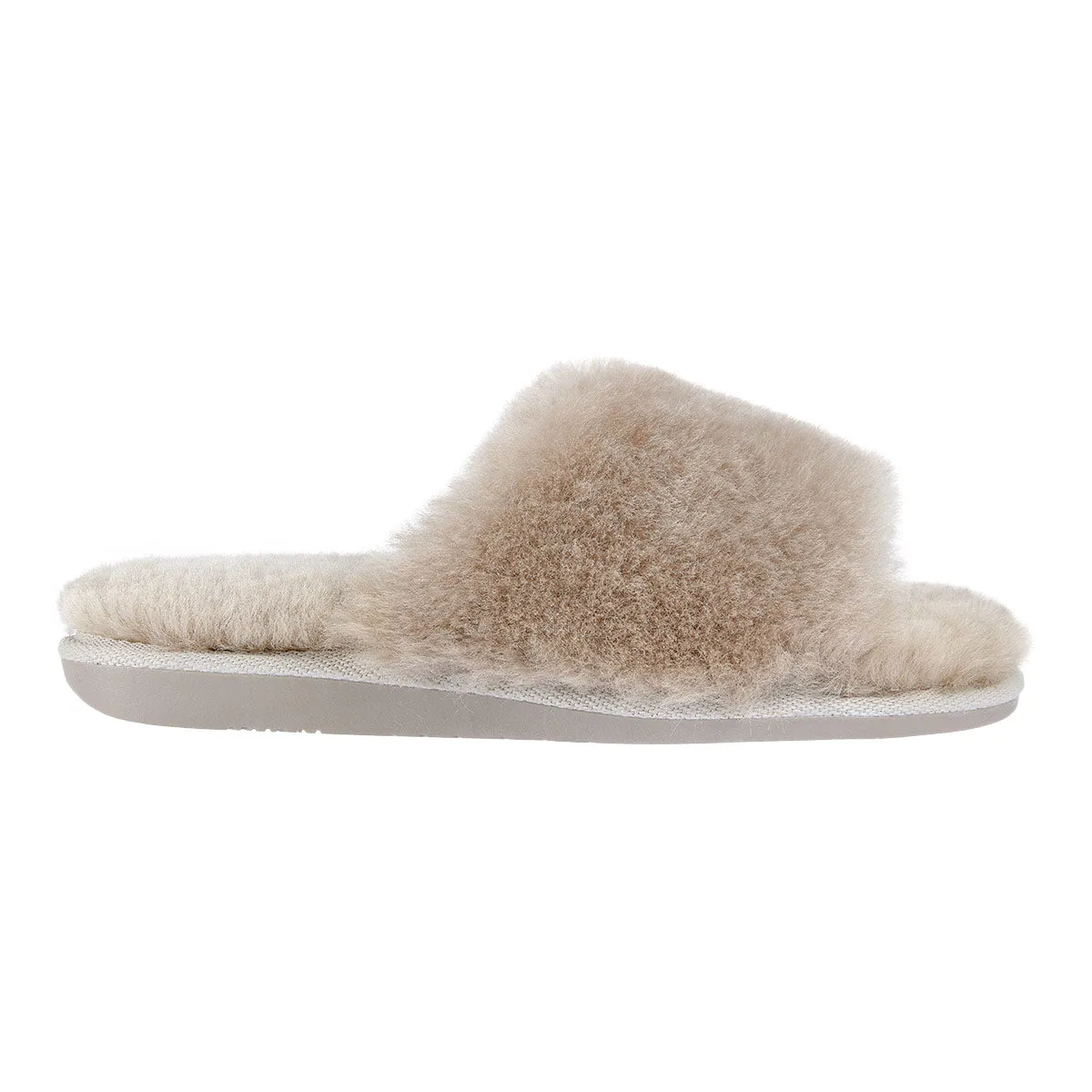 ANOA Beige sheep slippers