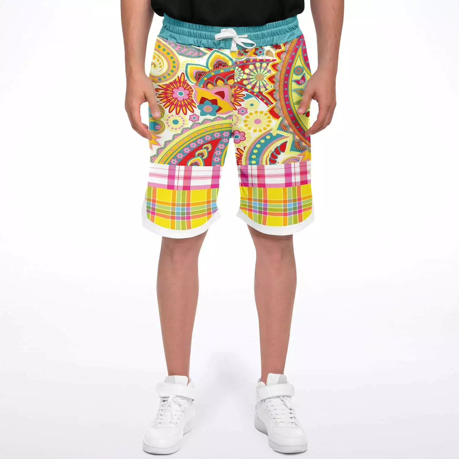 Ashbury Heights Plaid Basketball Shorts