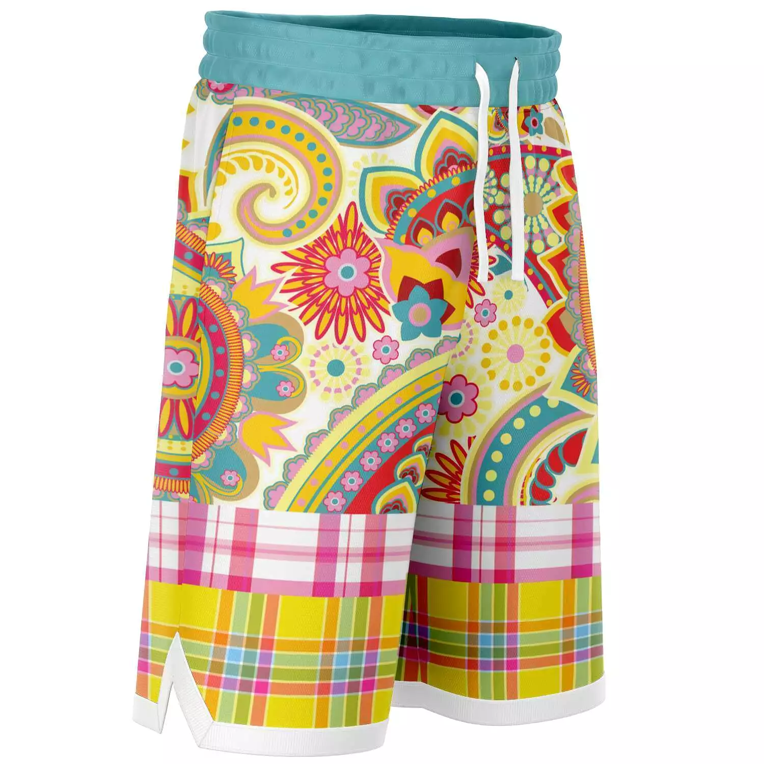 Ashbury Heights Plaid Basketball Shorts