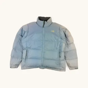 Baby Blue The North Face Nuptse 700 Puffer Jacket Coat (L)