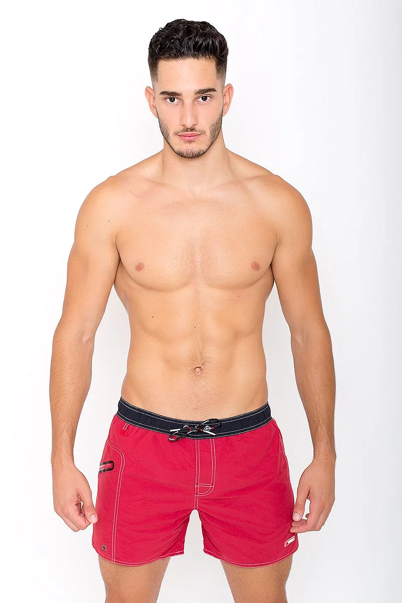 Beach Shorts 'OZONE' Right Pocket with Zipper Pocket