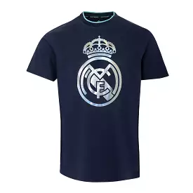 Bernabéu Neon Lights Camiseta Hombre Estampado Reflectante Azul