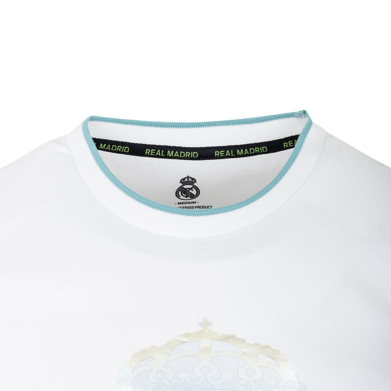 Bernabéu Neon Lights Camiseta Hombre Estampado Reflectante Blanco