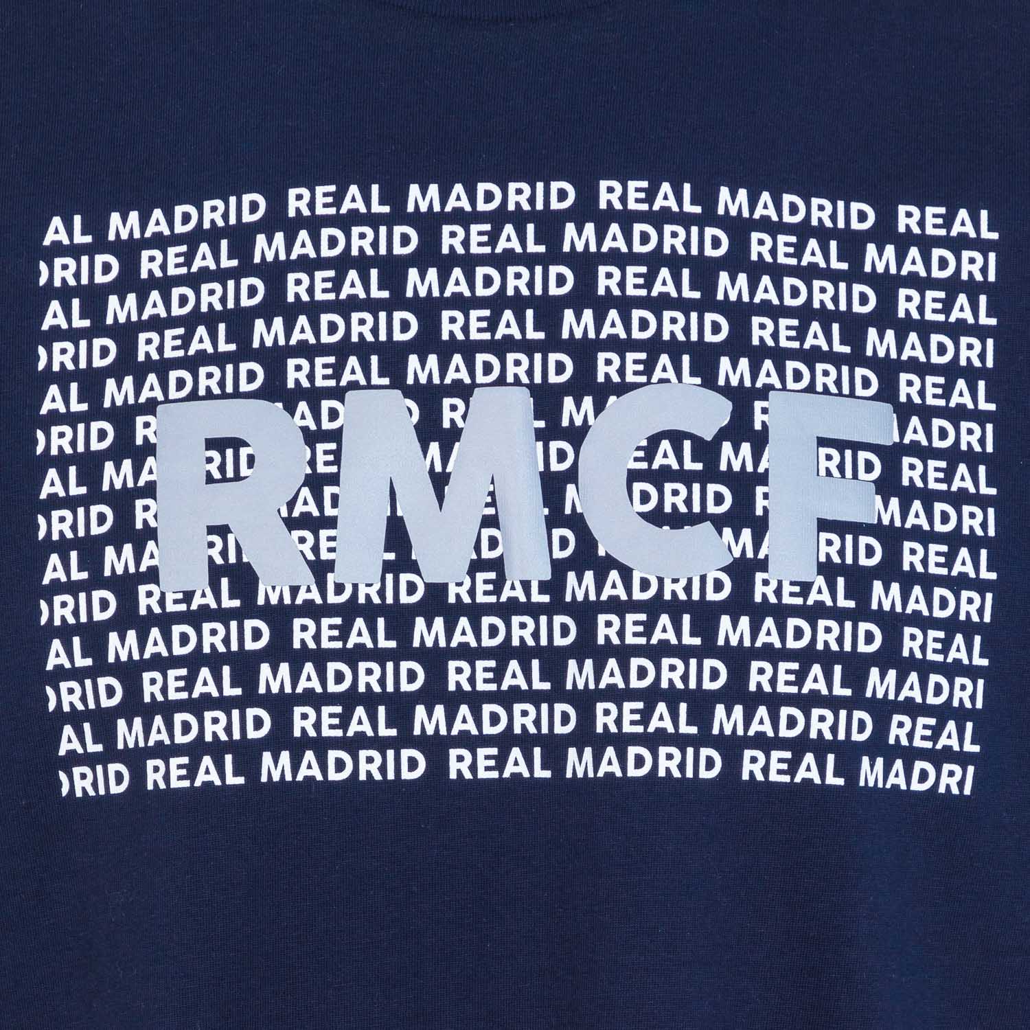 Bernabéu Neon Lights Camiseta Hombre Estampado RMCF Azul