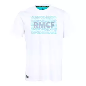 Bernabéu Neon Lights Camiseta Hombre Estampado RMCF Blanco