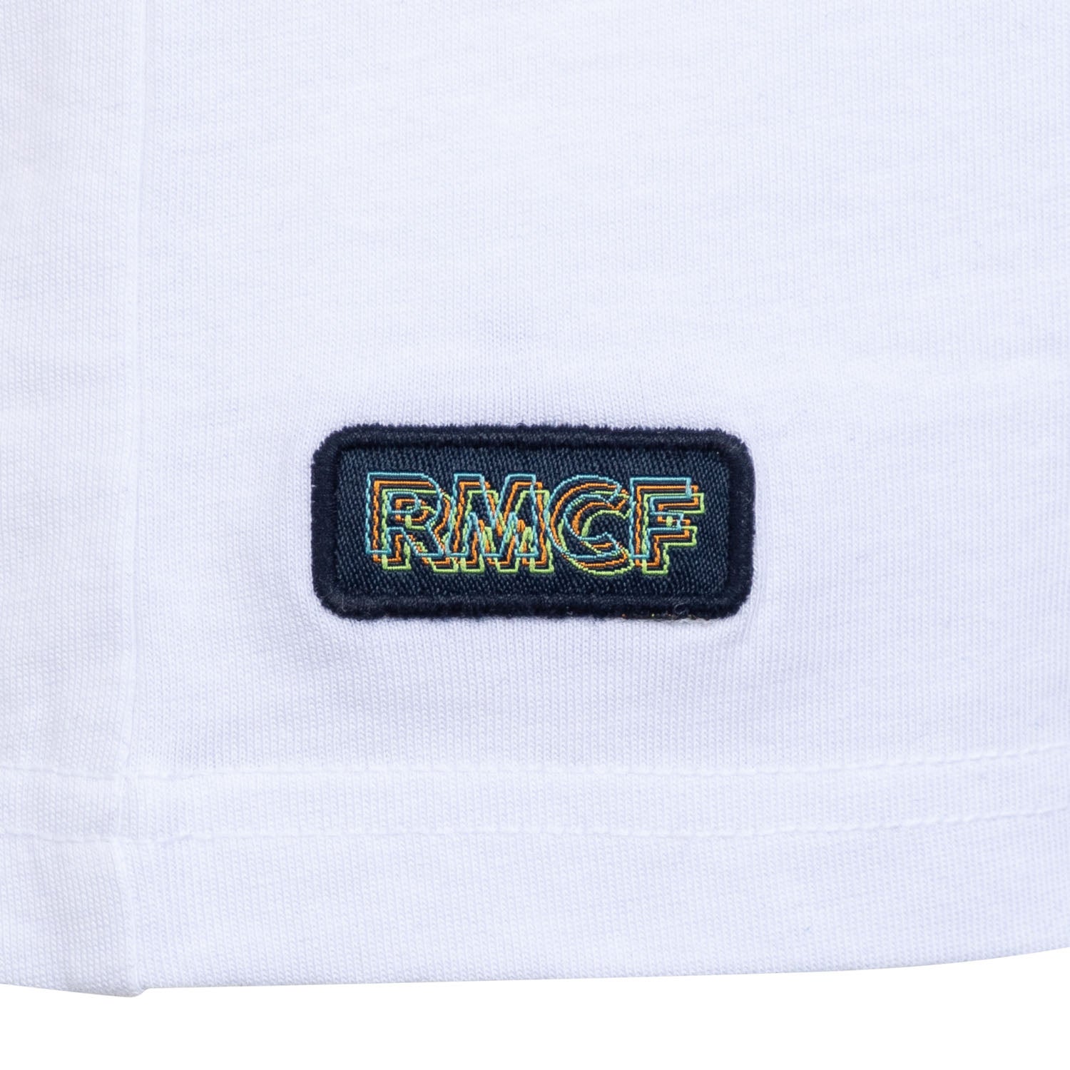 Bernabéu Neon Lights Camiseta Hombre Estampado RMCF Blanco