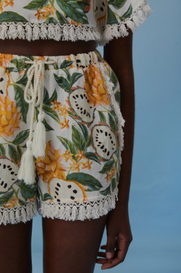 Biriba Off-White Shorts {Farm Rio}