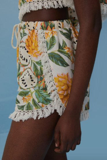 Biriba Off-White Shorts {Farm Rio}