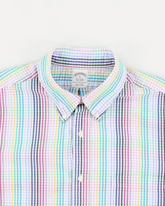 Brooks Brother Multicoloured Striped Shirt - XL