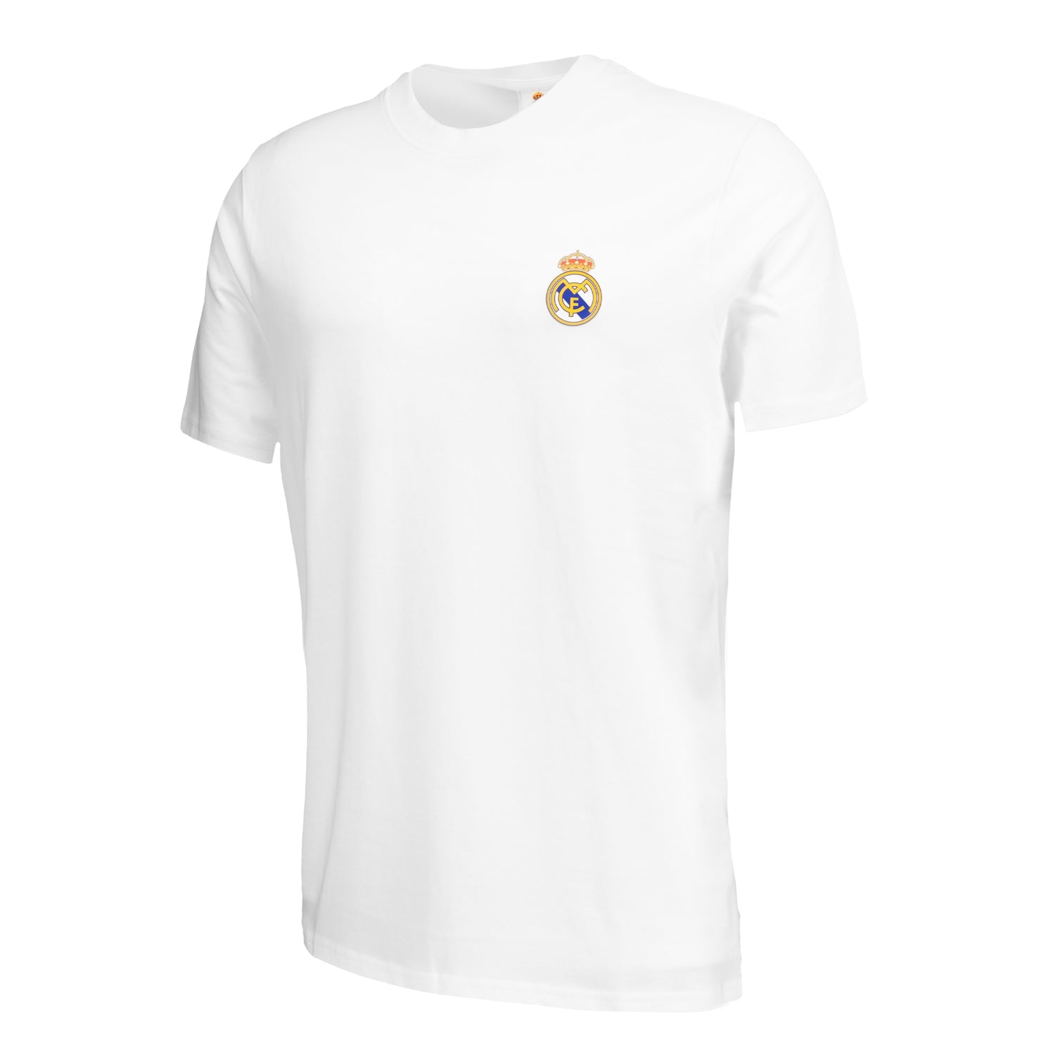 Camiseta Blanca Hombre ECO Essentials Real Madrid Escudo Color