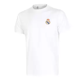 Camiseta Blanca Hombre Escudo Color Essentials