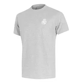 Camiseta Gris Claro Hombre Escudo Monocolor Essentials