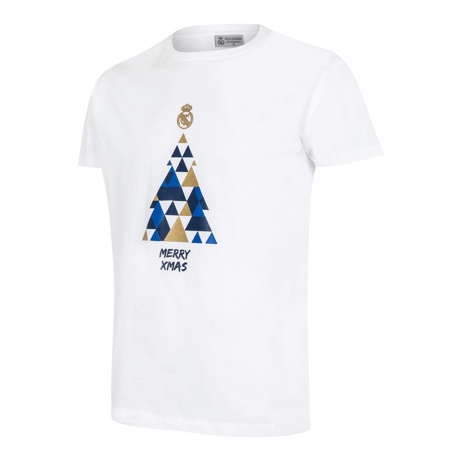 Camiseta Árbol Navidad Hombre Blanca