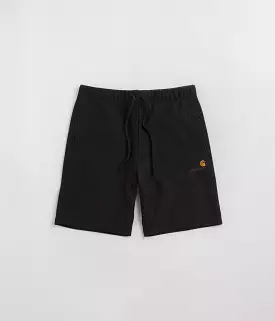 Carhartt American Script Sweat Shorts - Black