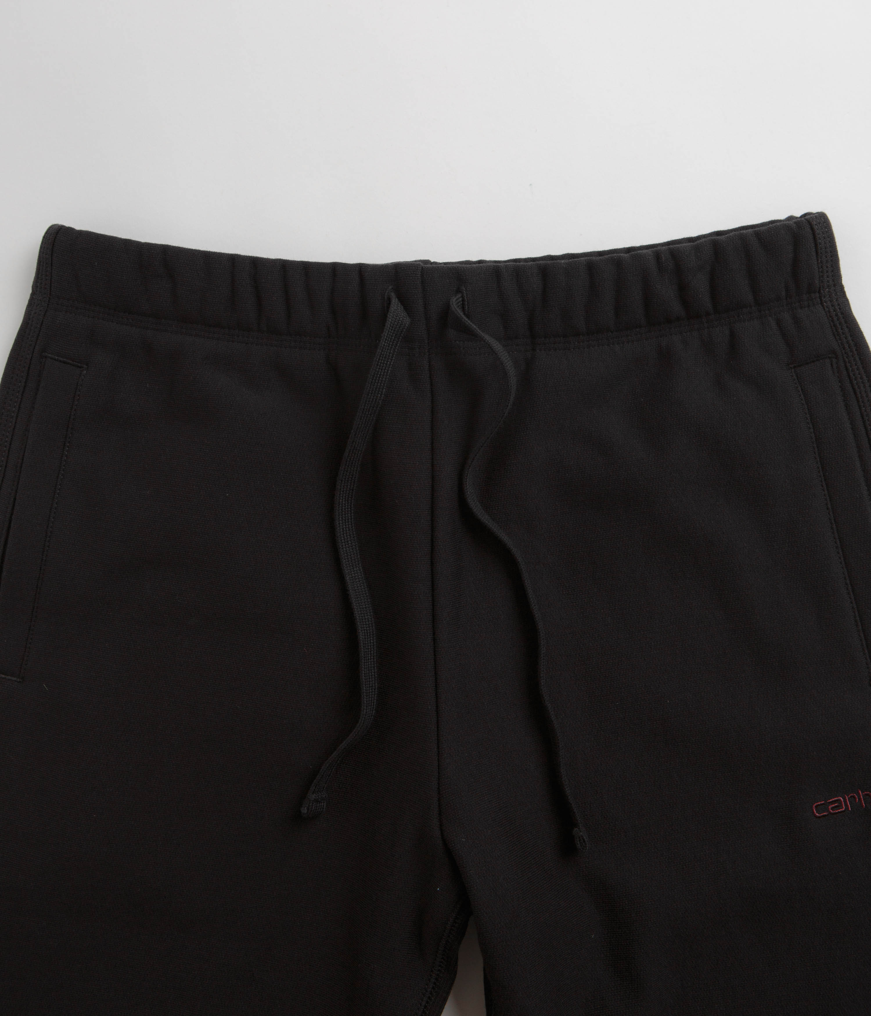 Carhartt American Script Sweat Shorts - Black