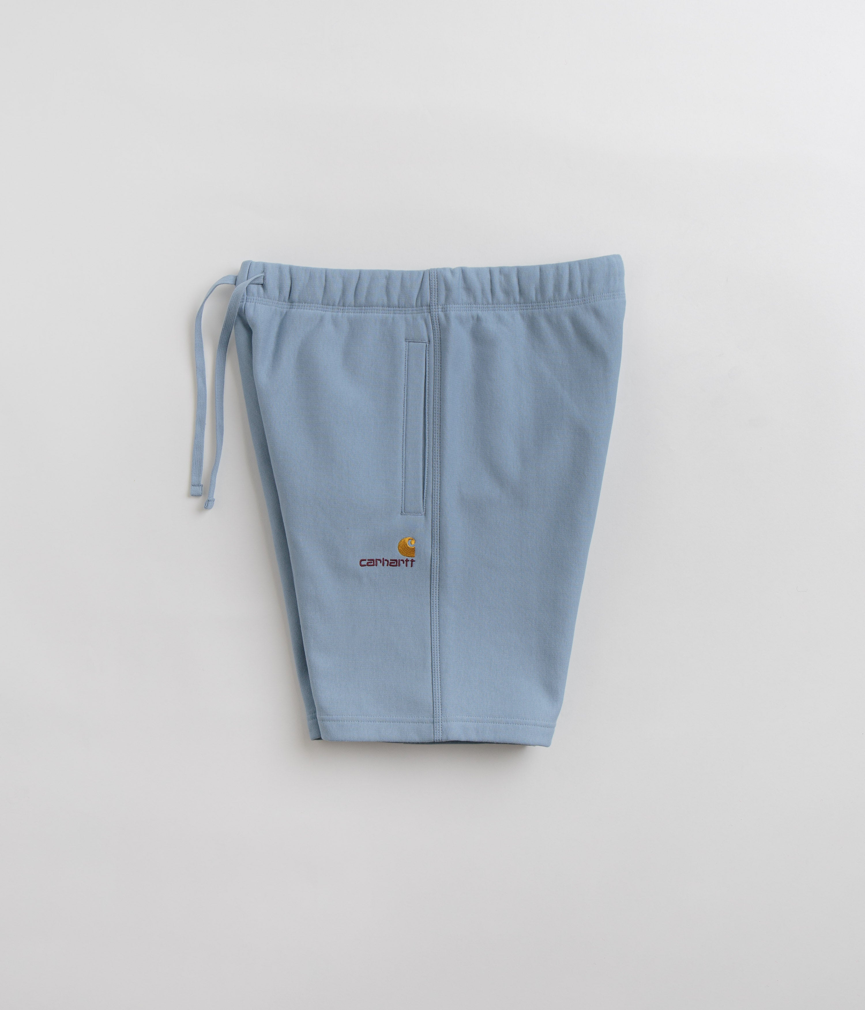 Carhartt American Script Sweat Shorts - Frosted Blue