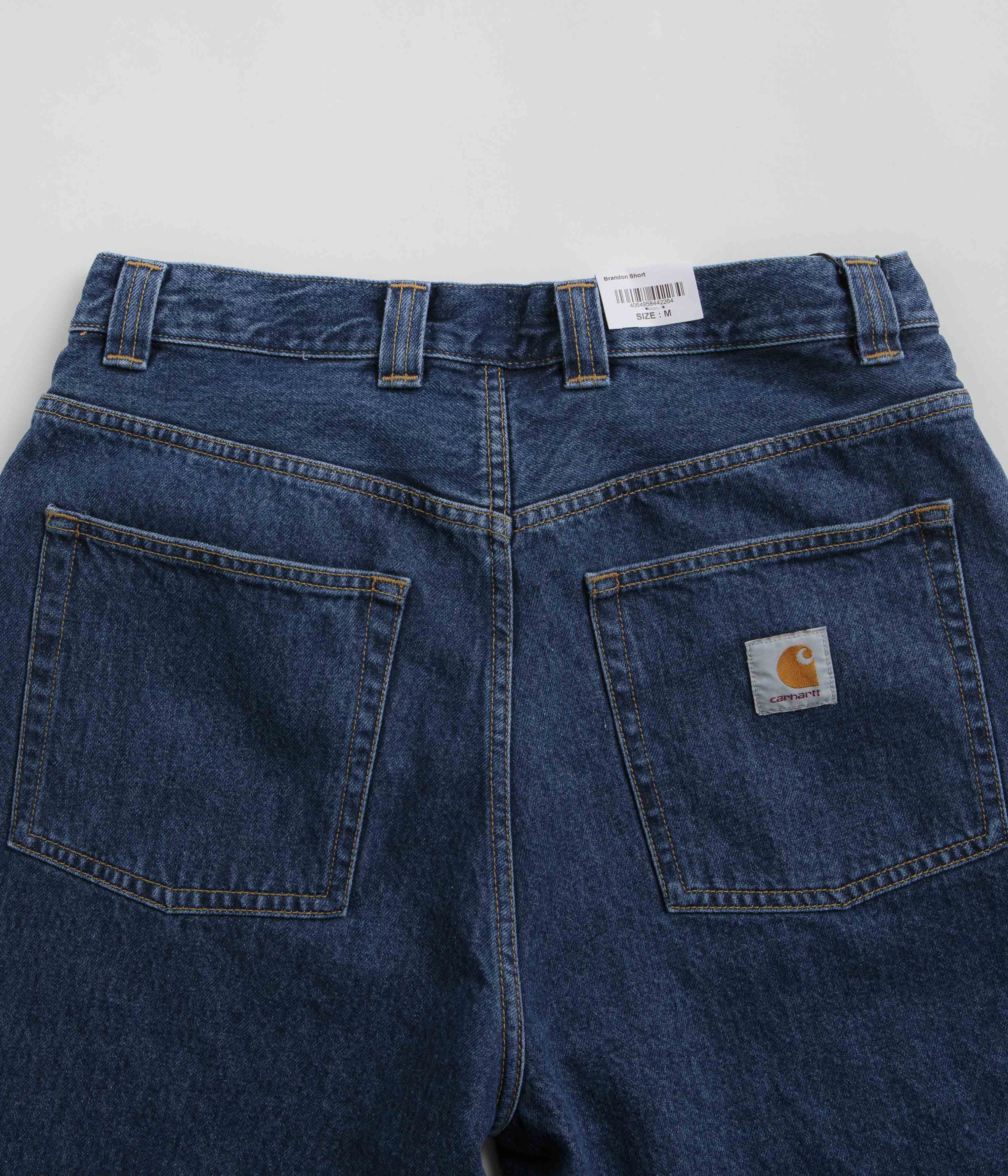 Carhartt Brandon Shorts - Blue Stone Washed