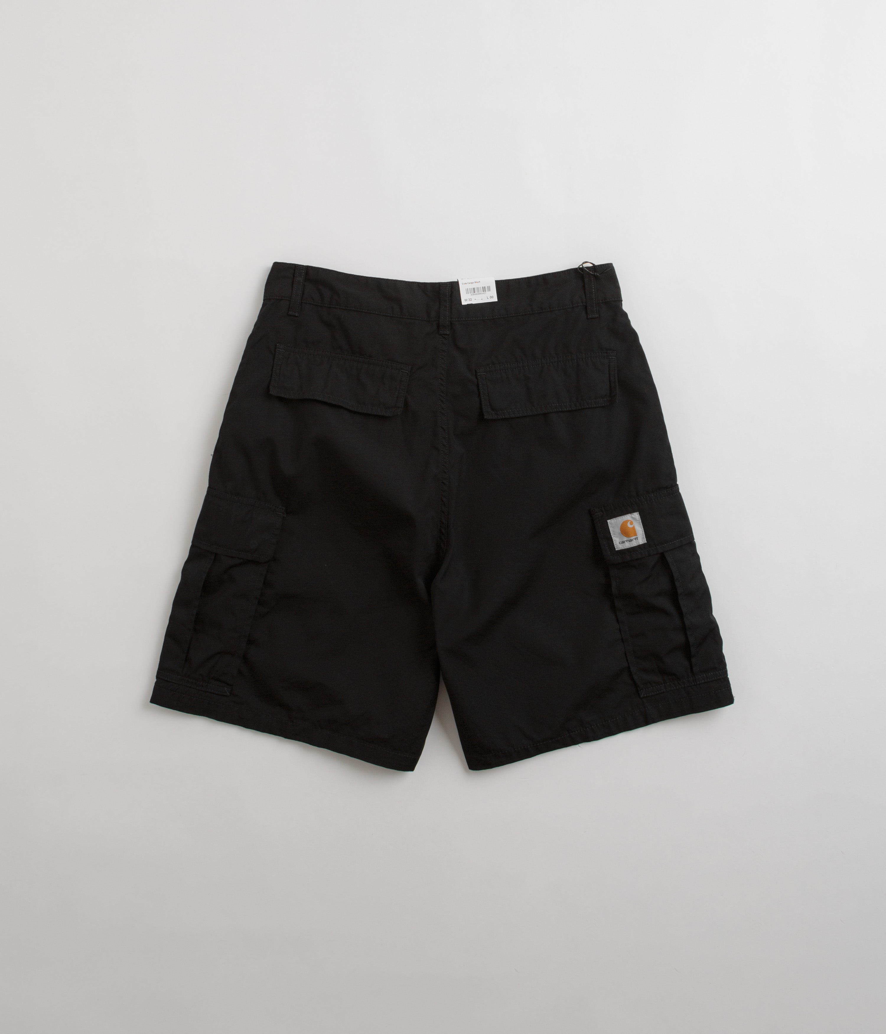 Carhartt Cole Cargo Shorts - Rinsed Black