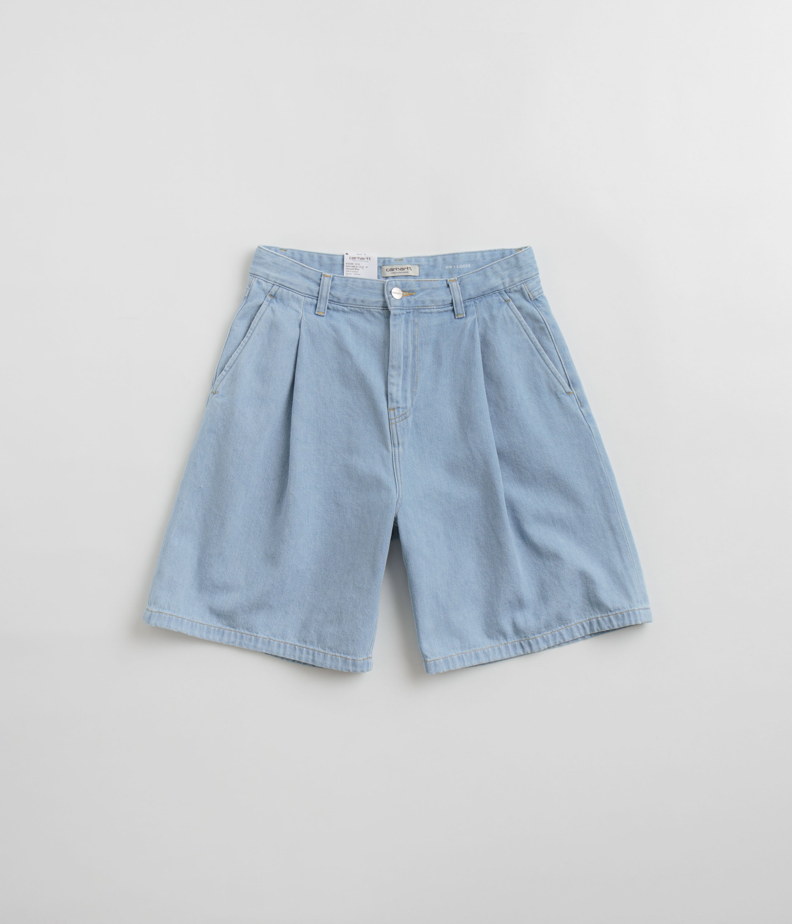 Carhartt Womens Alta Shorts - Stone Bleached Blue