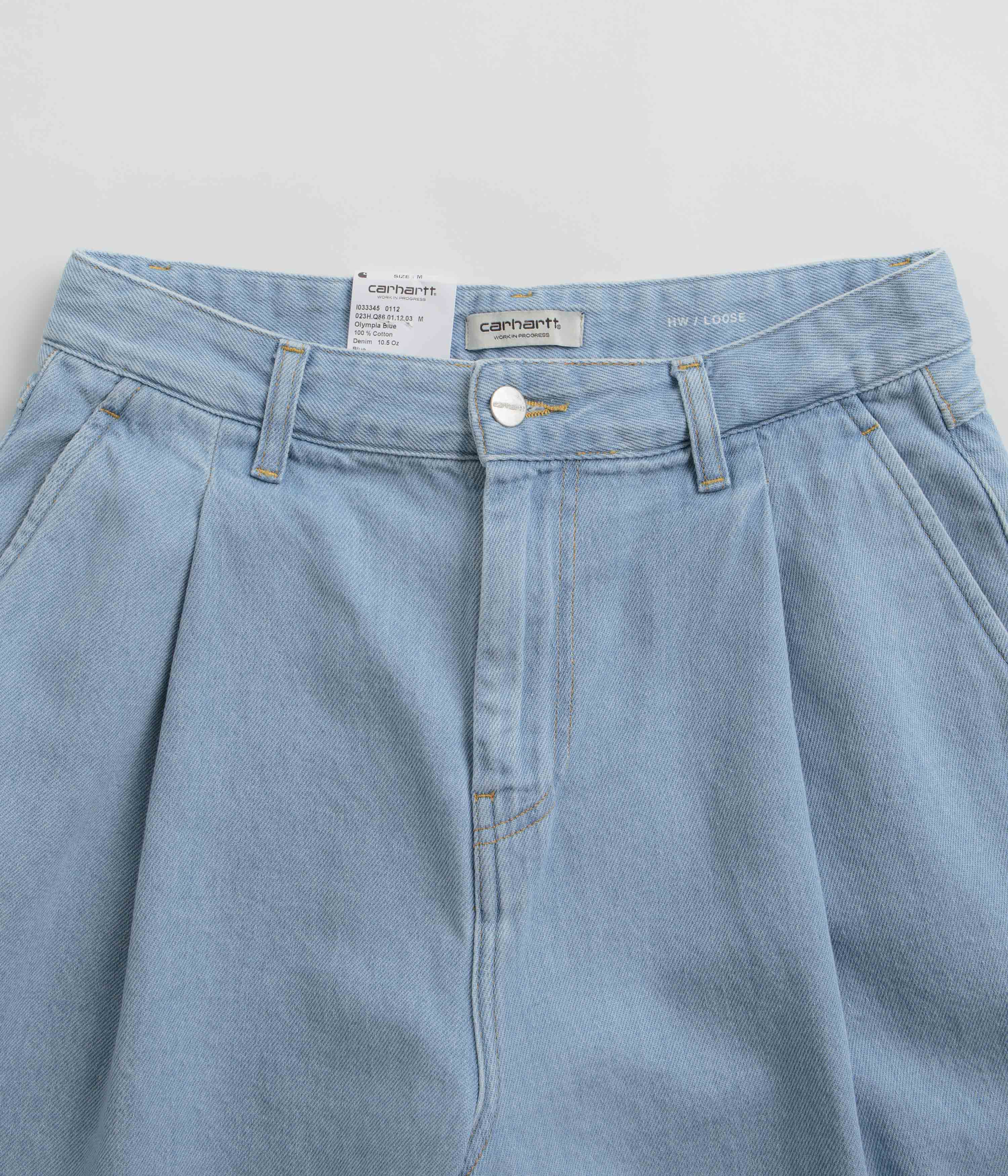 Carhartt Womens Alta Shorts - Stone Bleached Blue