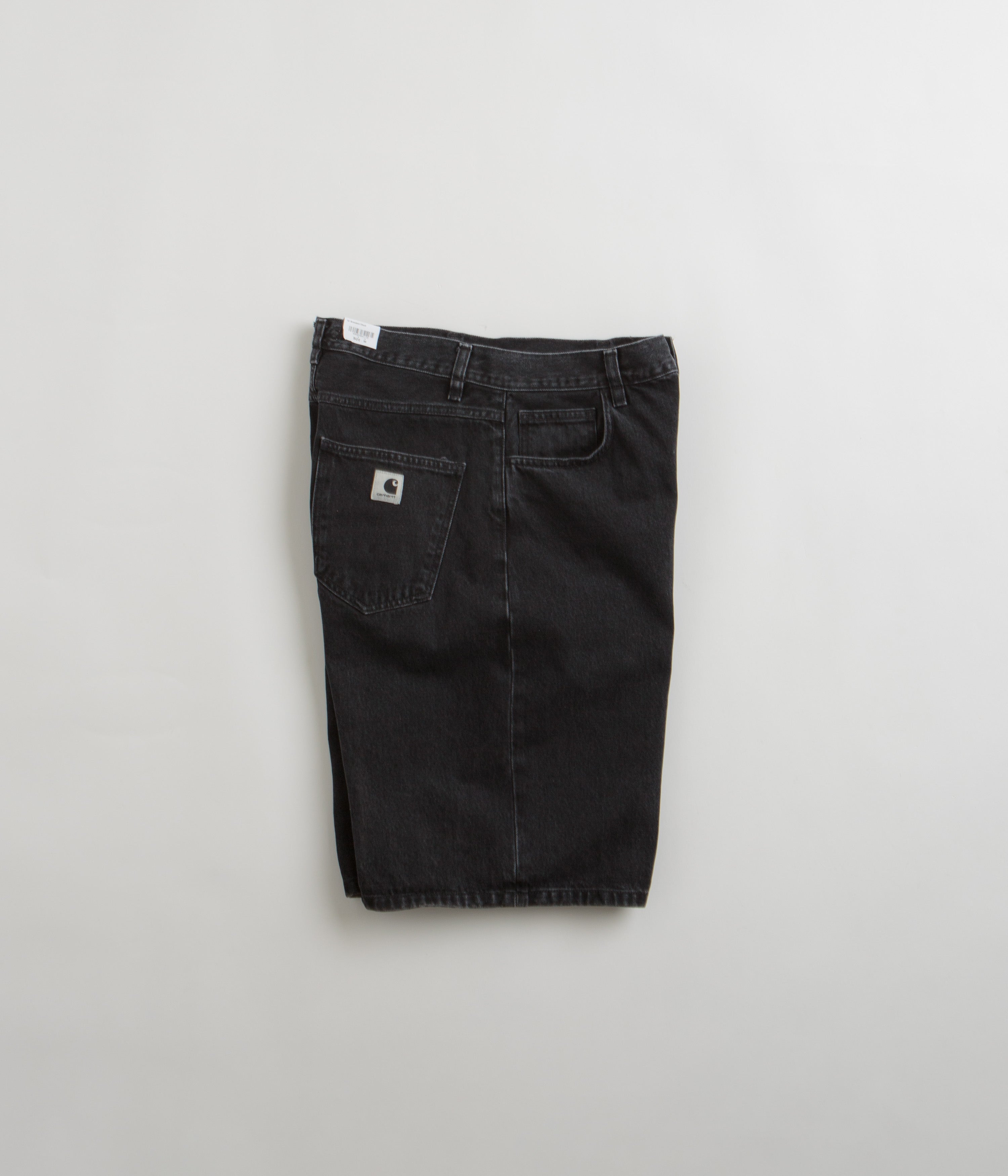 Carhartt Womens Brandon Shorts - Black Stone Washed