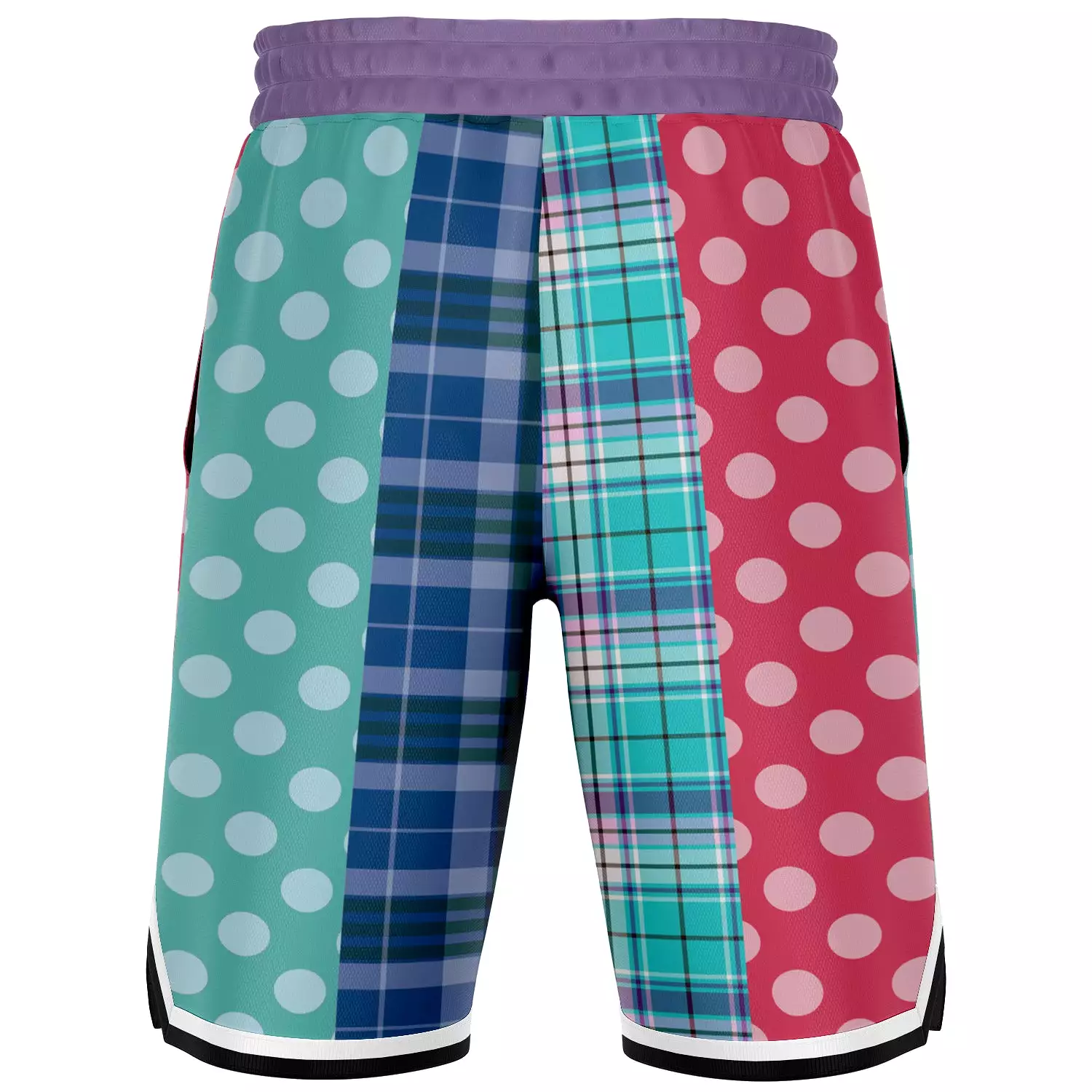 Cerulean Polka Dot Basketball Shorts