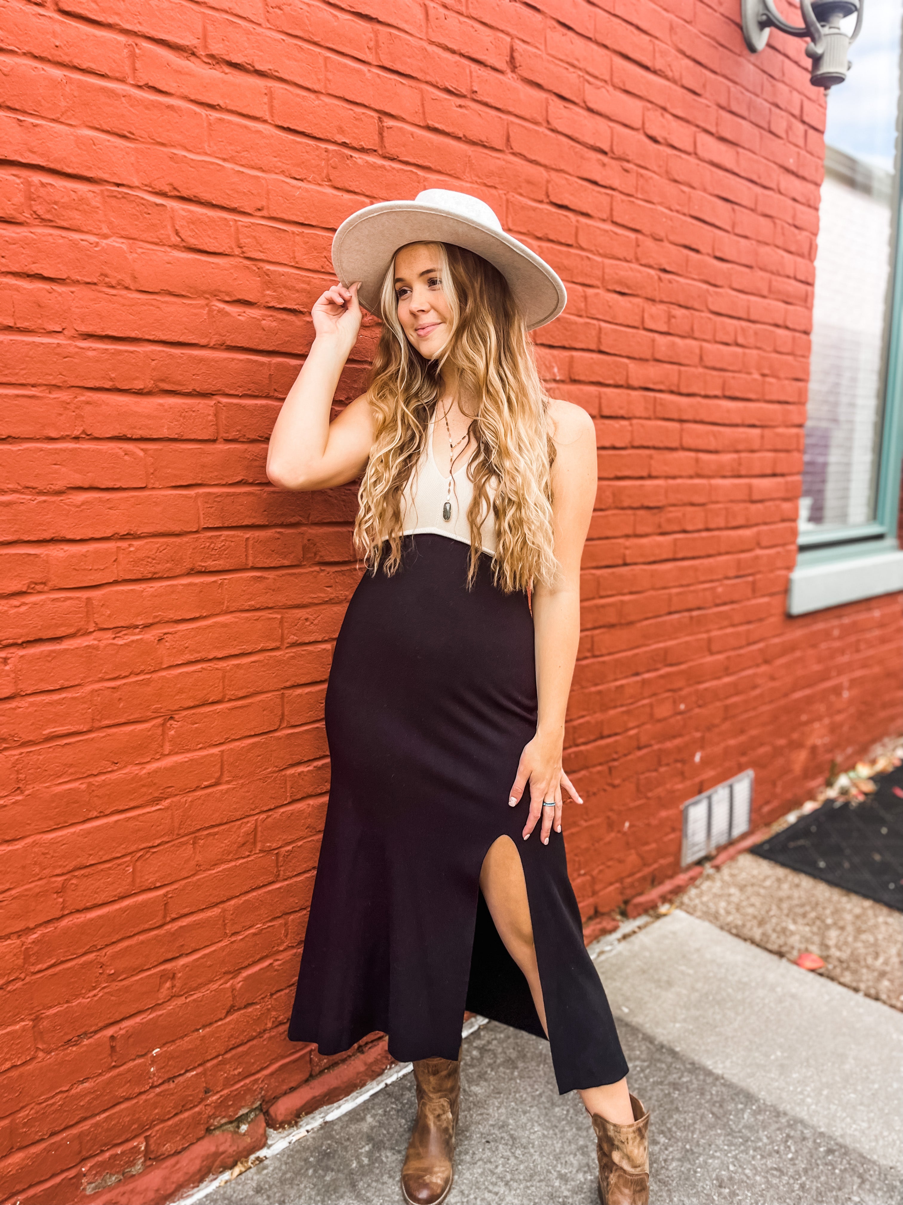 Classy Halter Maxi Dress