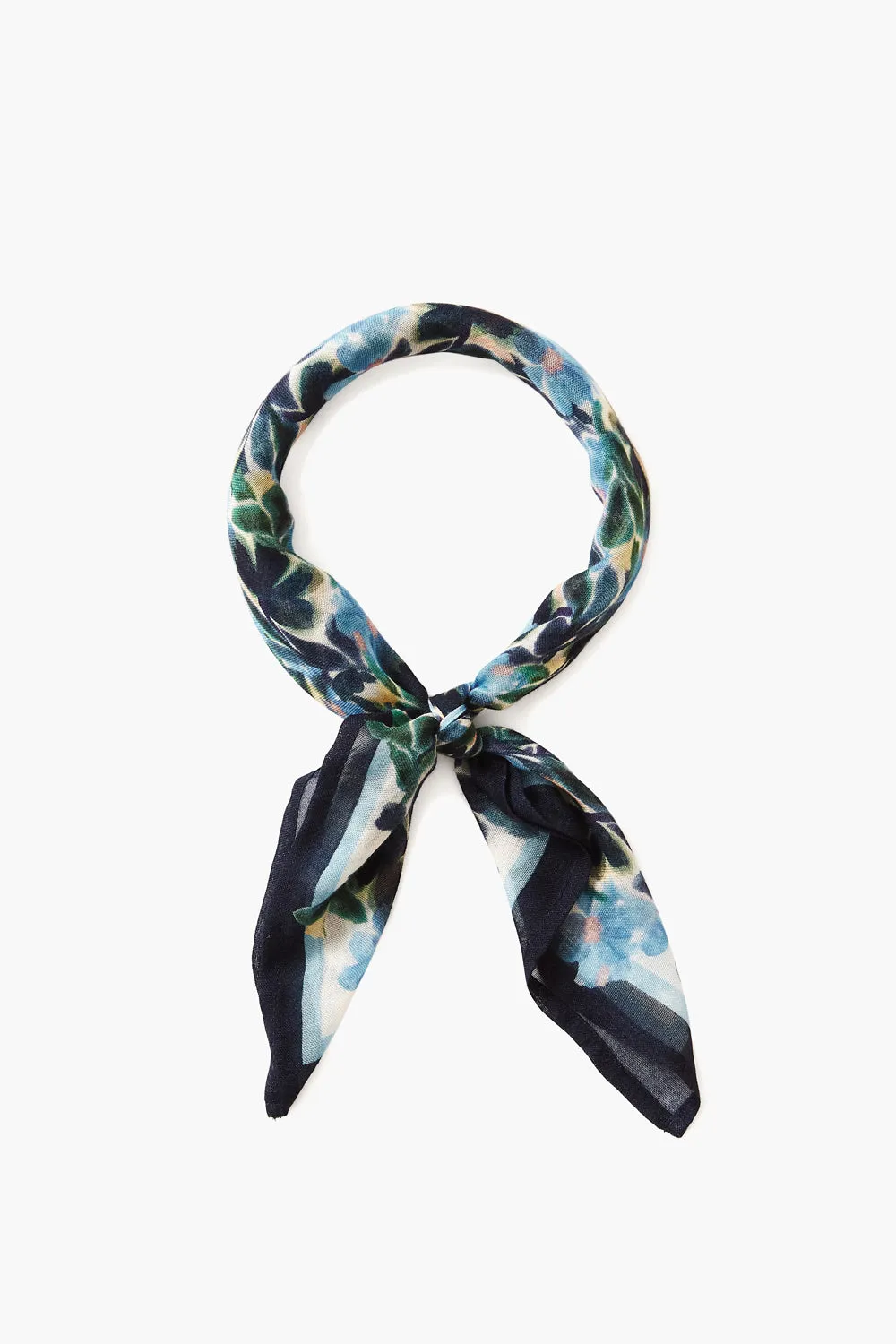 Crown Blue Floral Bandana