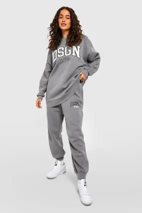 Dsgn Studio Applique Oversized Sweater