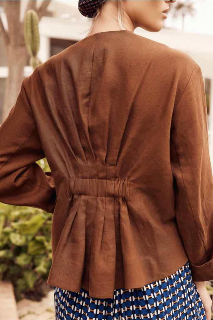 Elk The Label - Fiene Jacket - Bronze Brown