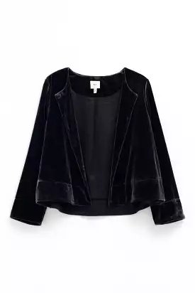 Elk The Label - Metti Velvet Jacket - Charcoal