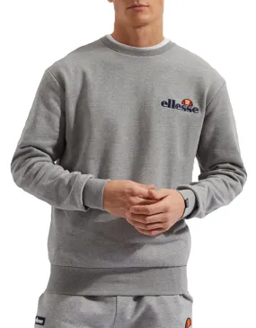 Ellesse Fierro Logo Crew Neck Sweatshirt Grey