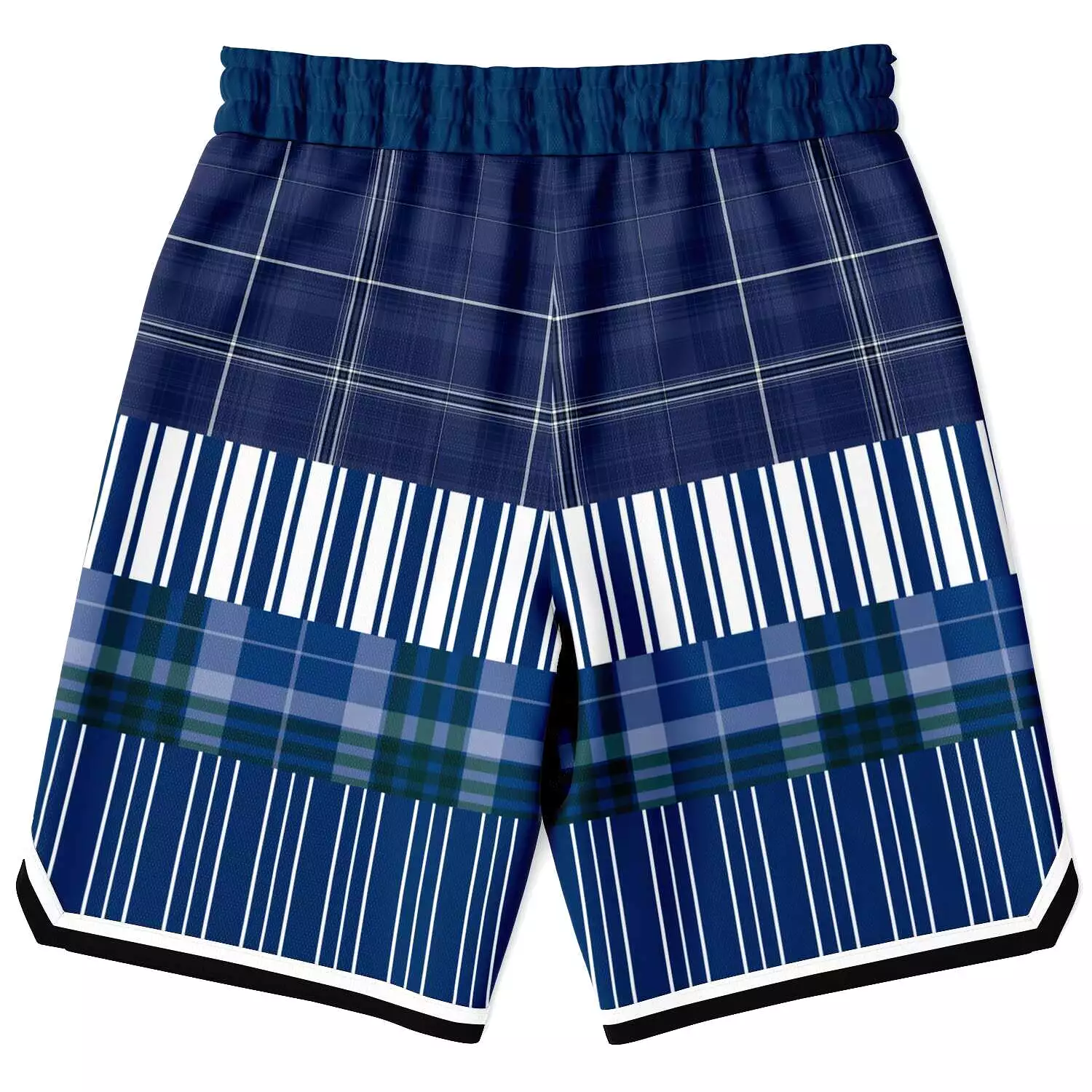 Fair Isle Blue Basketball Shorts