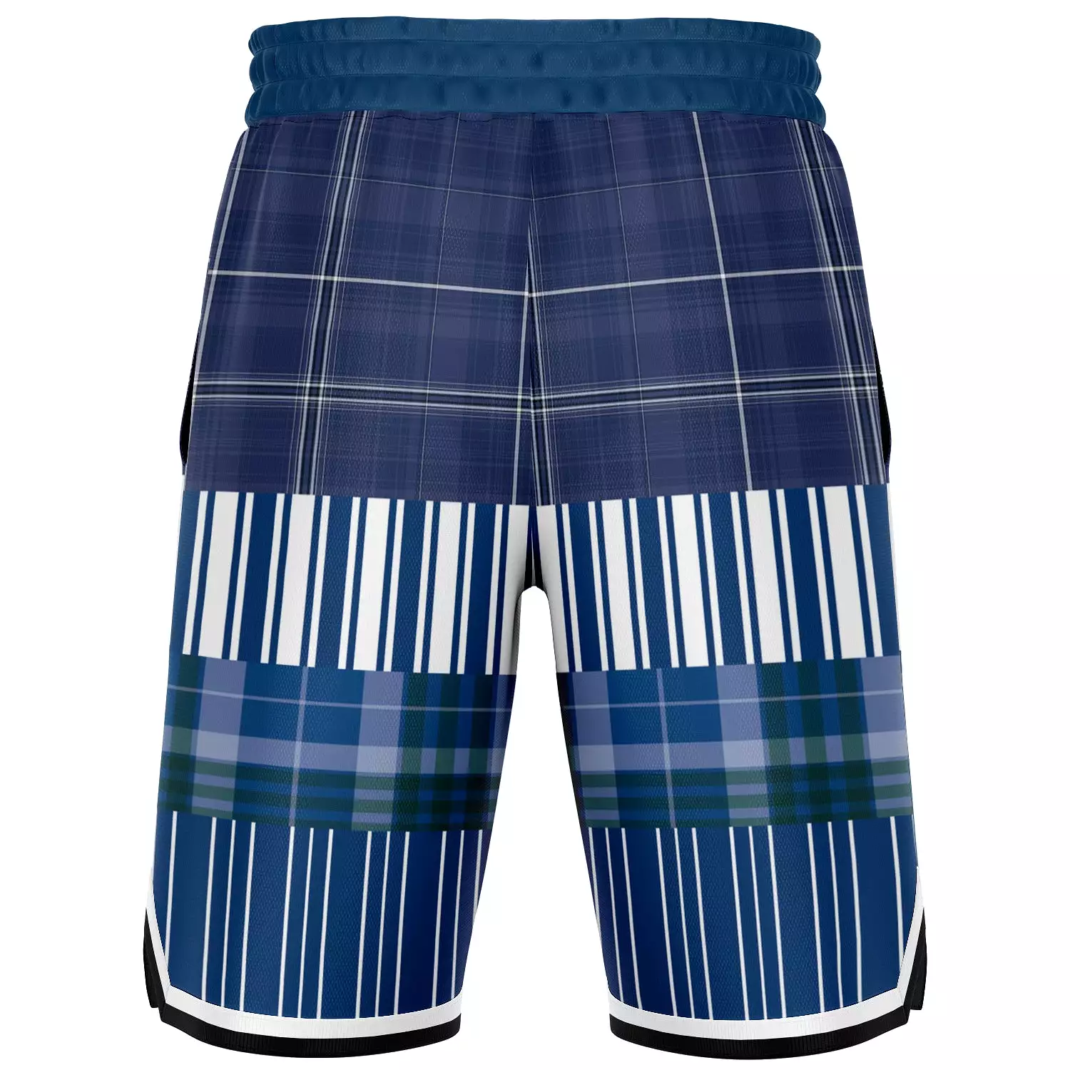 Fair Isle Blue Basketball Shorts