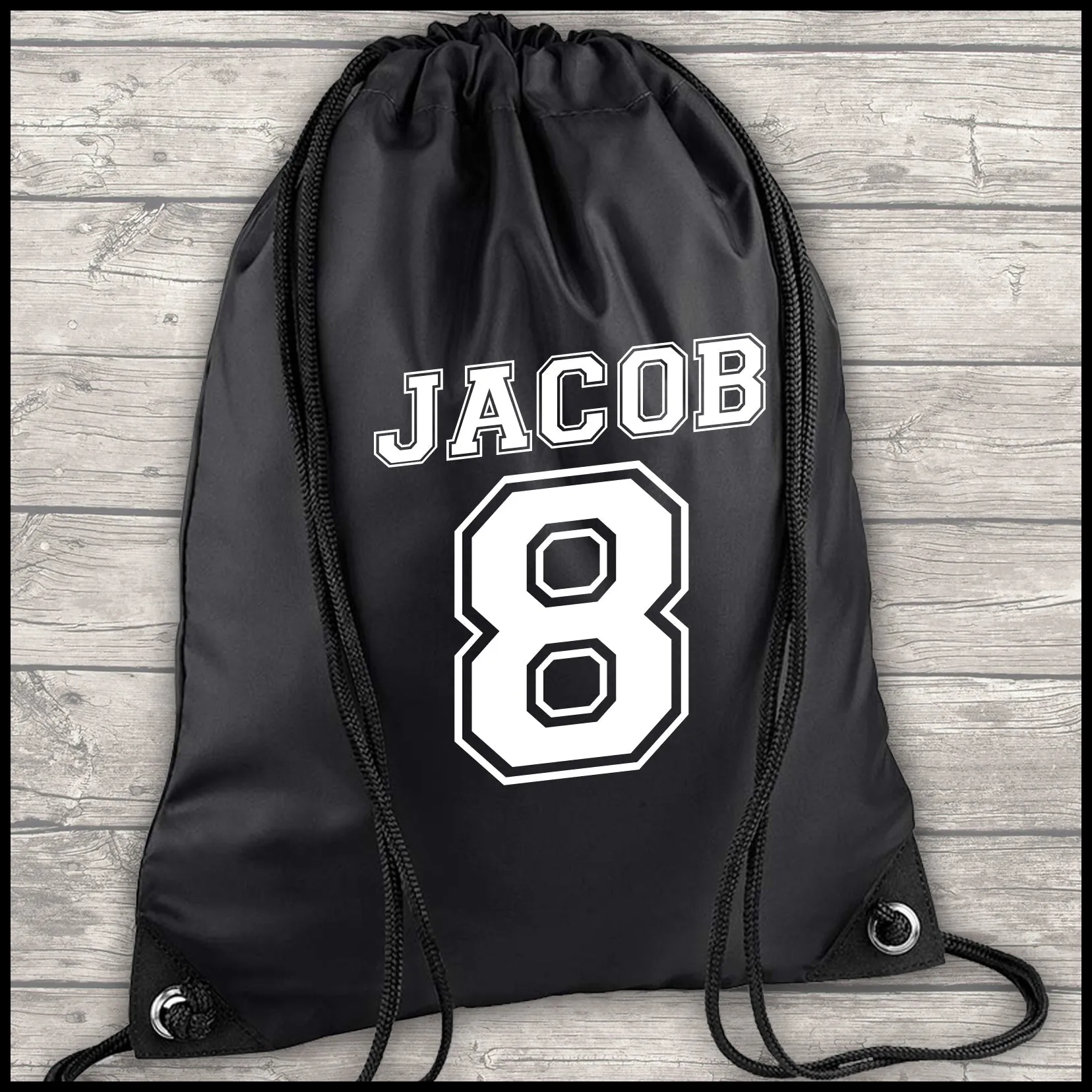 Football Shirt Football Kit Boot Bag Sports Set Water Bottle and Gym Bag Shorts Black and White Back To School