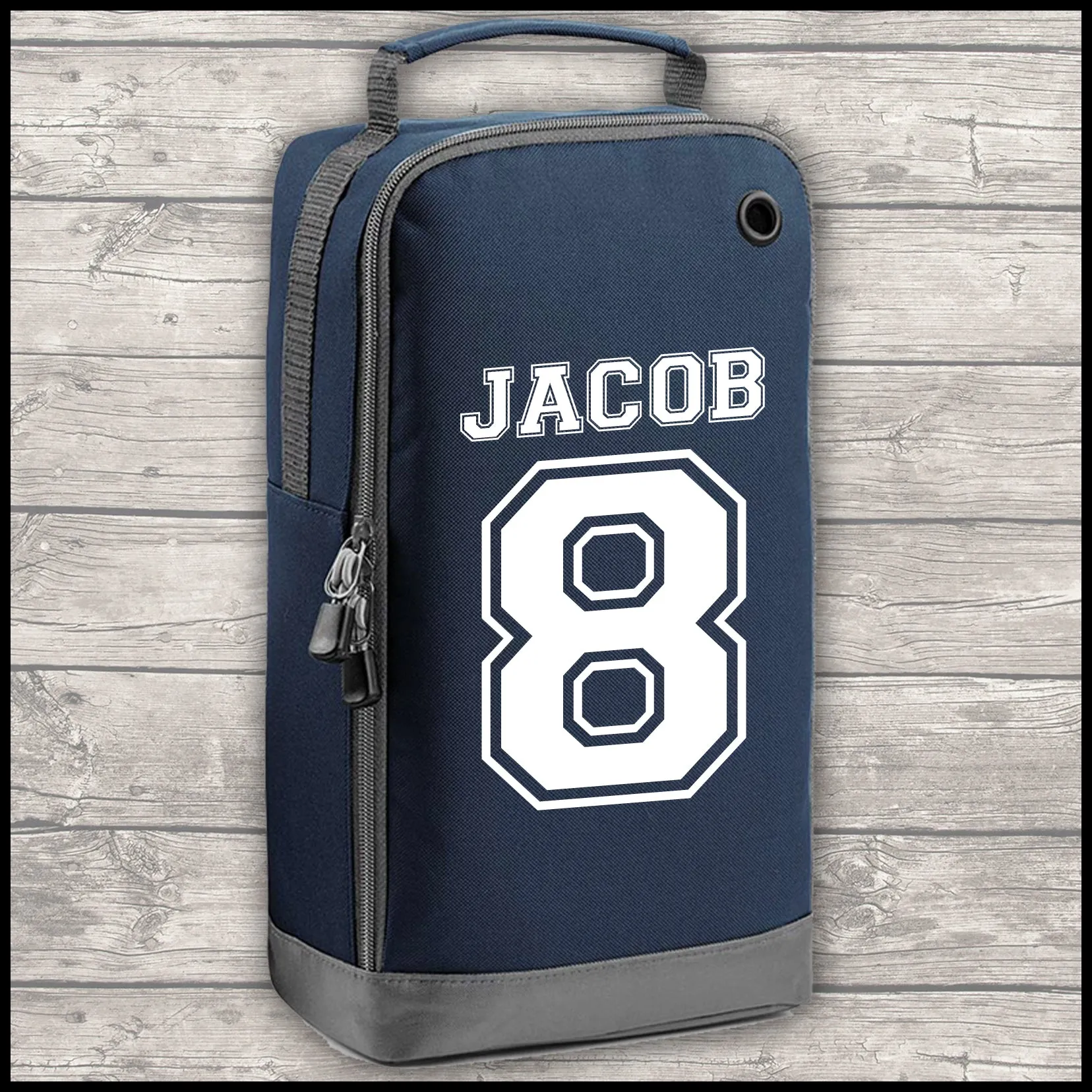 Football Shirt Football Kit Boot Bag Sports Set Water Bottle and Gym Bag Shorts Navy Blue and White Back To School