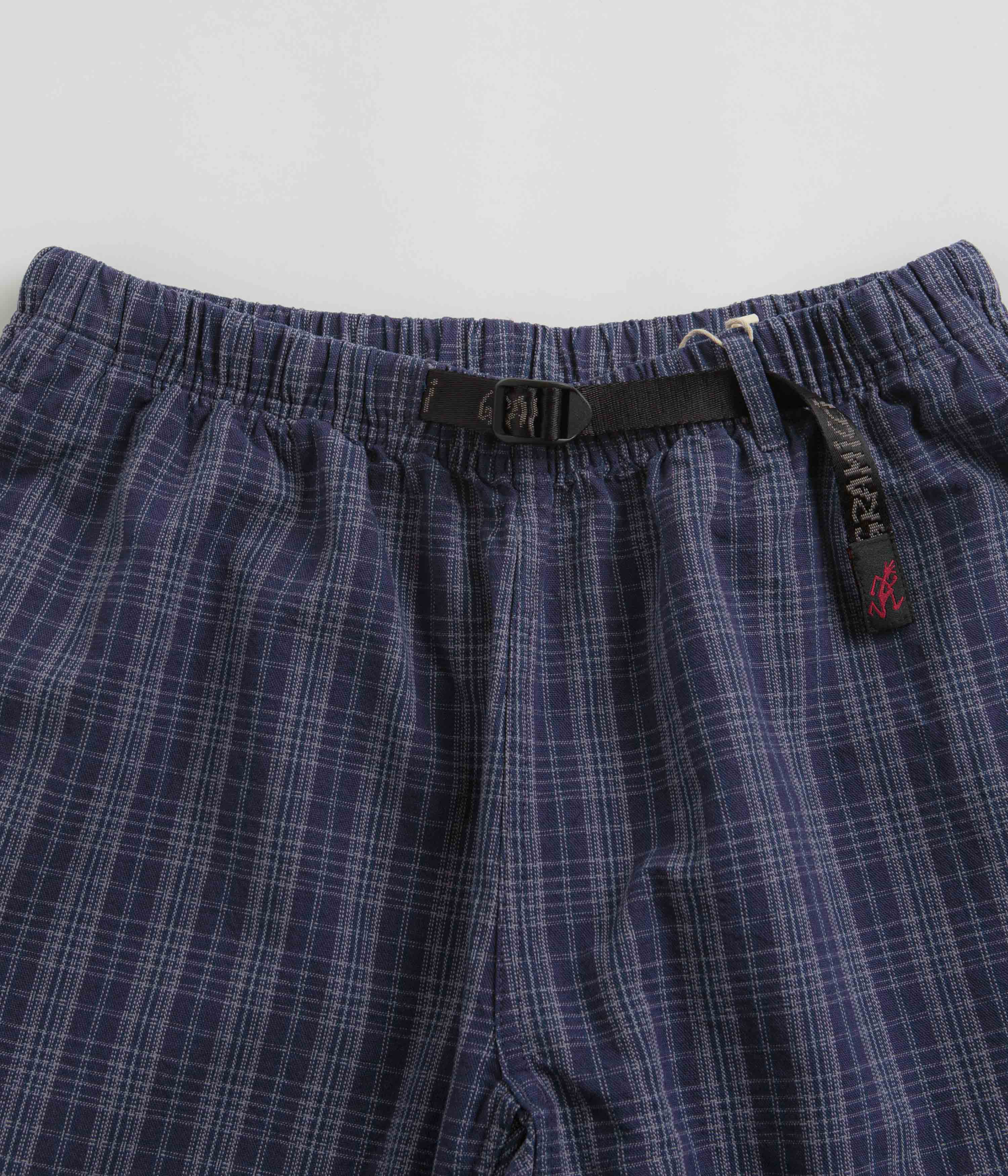 Gramicci OG Yarn Dye Dobby Plaid Jam Shorts - Deep Twilight