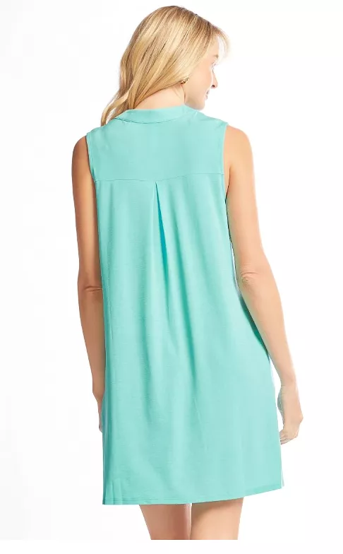 Greatest of Times Tank Dress - Neon Blue