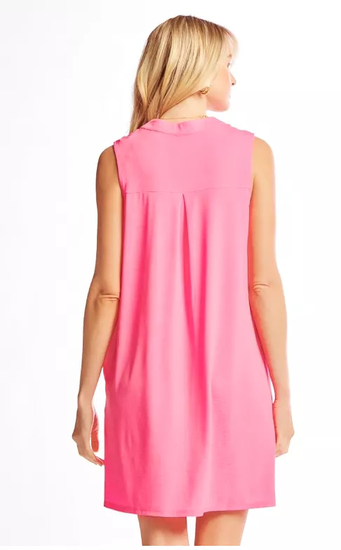 Greatest of Times Tank Dress - Neon Pink