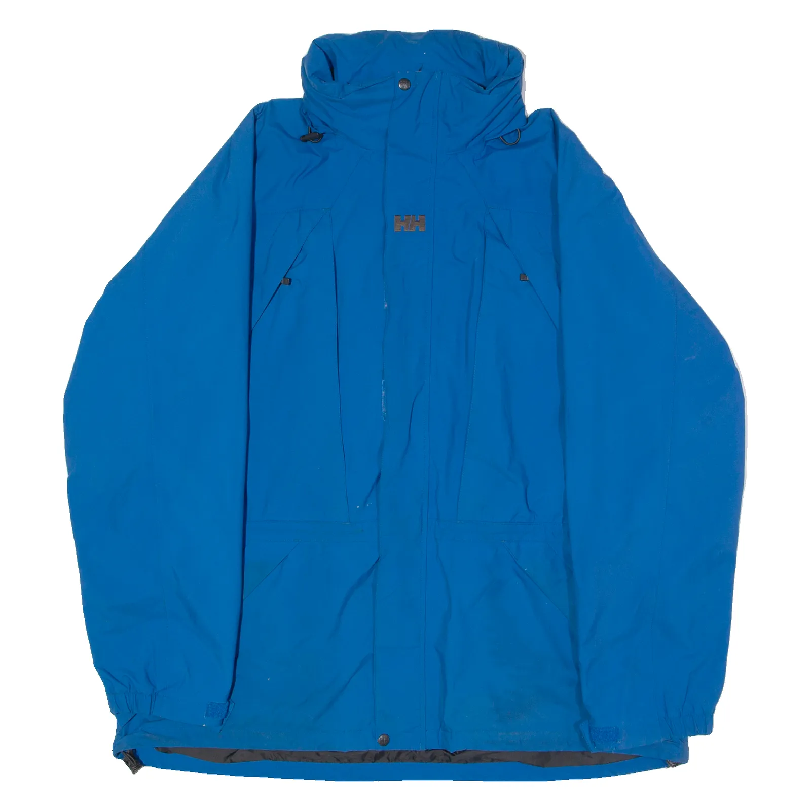 HELLY HANSEN Mens Coat Blue Hooded 2XL