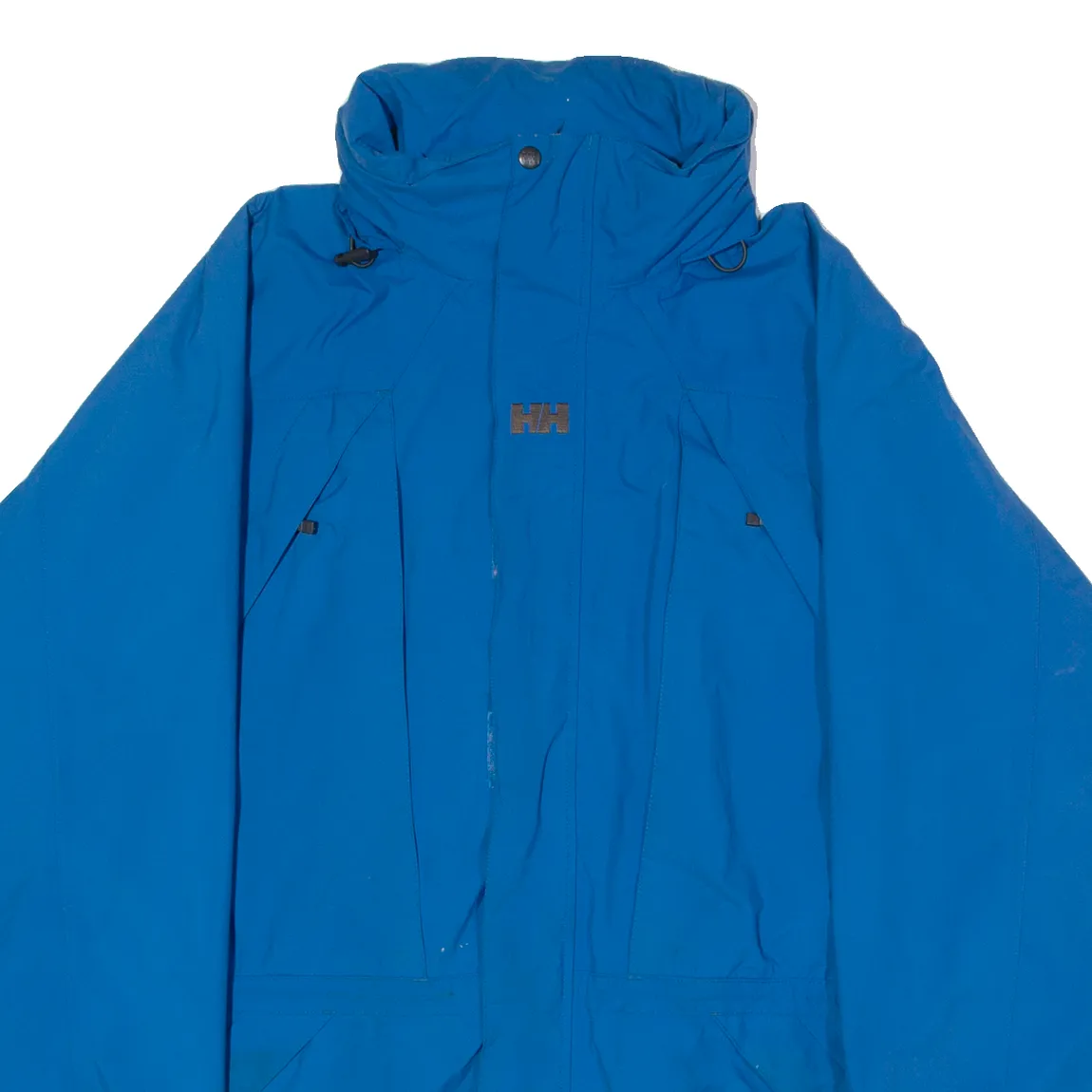 HELLY HANSEN Mens Coat Blue Hooded 2XL