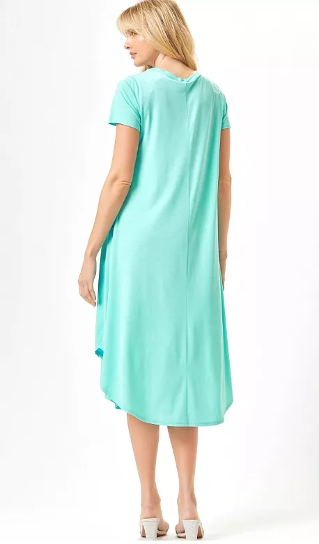 Hold Onto Hope Dress - Neon Blue